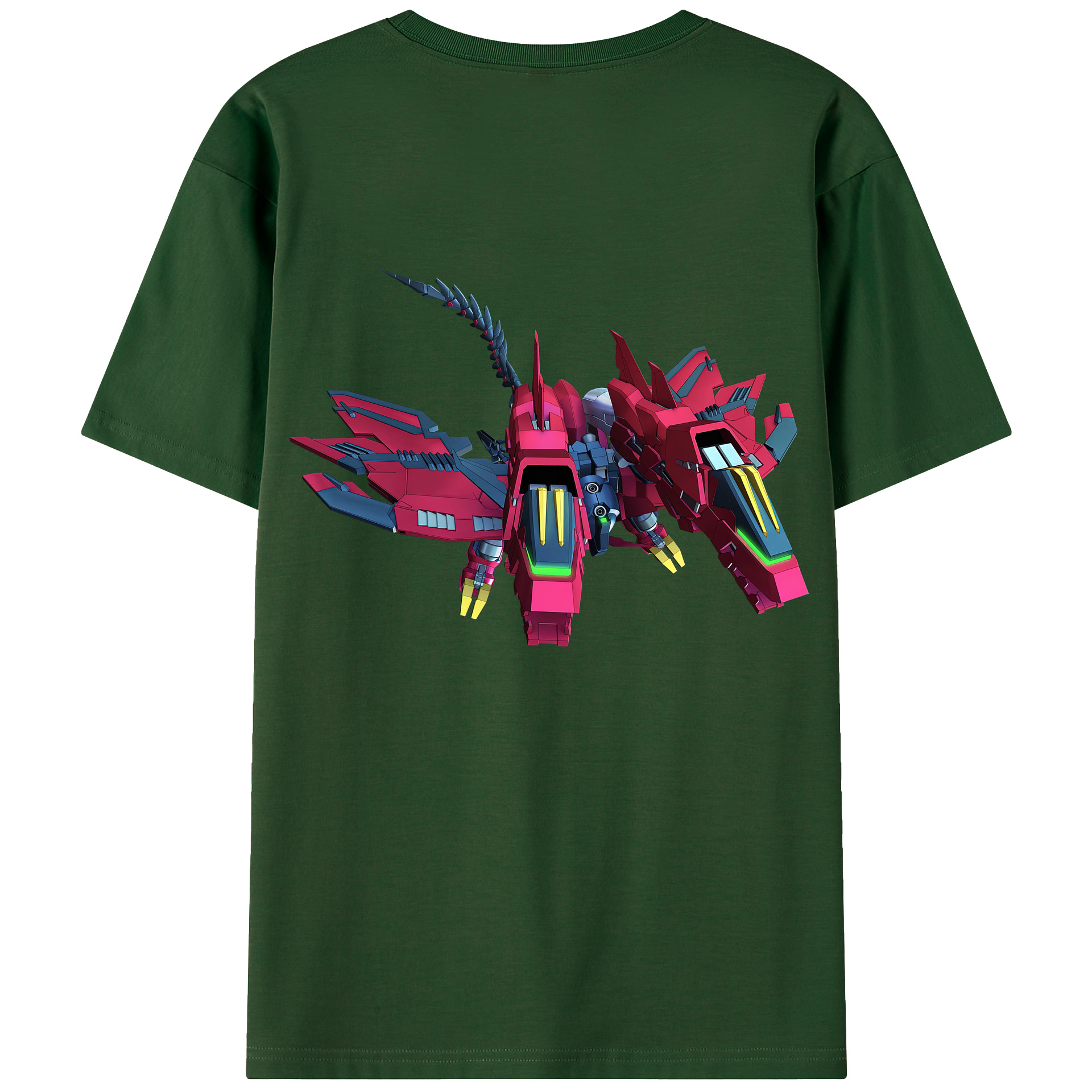 （画像用） 機動戦士ガンダム Mobile Suit Gundam 綿100％半袖Tシャツ（背面プリント）